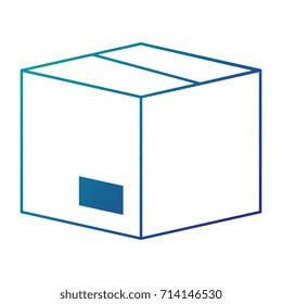 box carton isolated icon