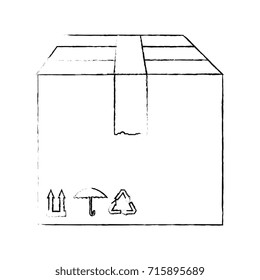 box carton isolated icon