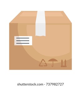 box carton isolated icon