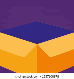 box carton packing icon