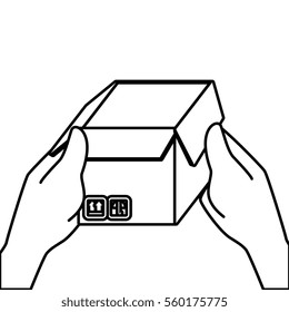 box carton packing icon