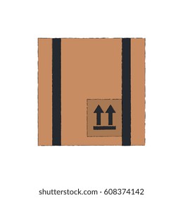 box carton packing icon