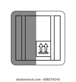 box carton packing icon
