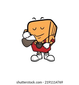 personaje de dibujos animados. ilustración vectorial
