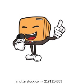personaje de dibujos animados. ilustración vectorial