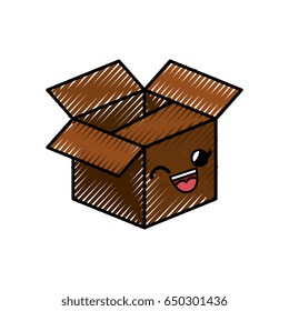 box cartoon smiley