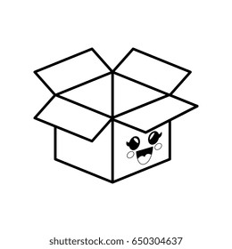 box cartoon smiley