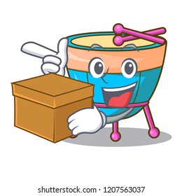 With box cartoon timpani in the orchestra group
