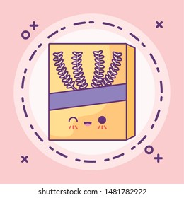 box of cereal kawaii style