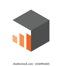 Box Chart Business Logo Design