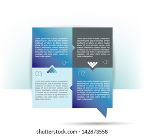 Box chart. Elements for I nfographic .