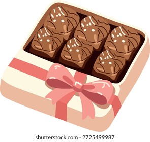 Box of Chocolates Illustration Valenties Day