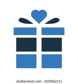 Box, Christmas and  gift icon. Simple editable vector illustration.