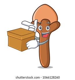Box cloves character cartoon style