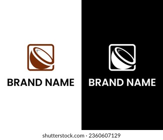 Box with coconuts logo design vector