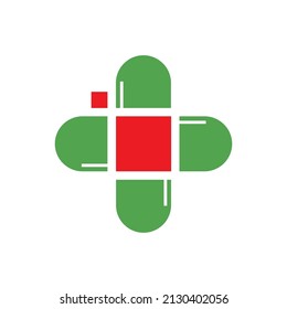 The box combination capsule logo is a simple logo that is easy to remember.