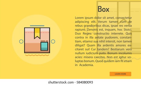 Box Conceptual Banner