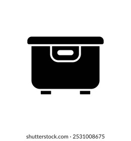 box container icon vector design template simple and clean