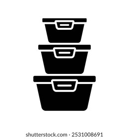 box container icon vector design template simple and clean