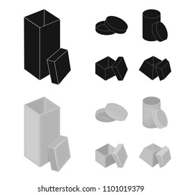 Box, container, package, and other web icon in black,monochrome style.Case, shell, framework, icons in set collection.