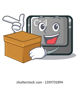 With box ctrl button isolated in the mascot