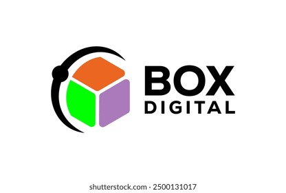 box cube logo design symbol