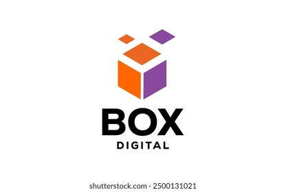 box cube logo design symbol