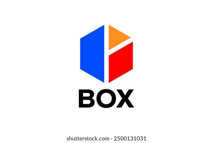 box cube logo design symbol