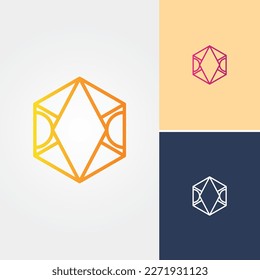 Box Cube Logo Design Vector