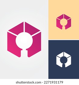 Box Cube Logo Design Vector
