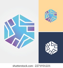 Box Cube Logo Design Vector