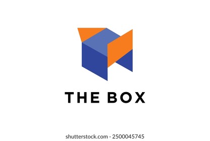 Box cube shape logo icon