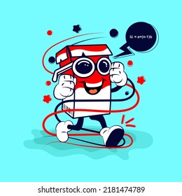 Box cute character design indonesia thame 