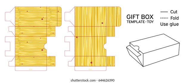 Box cute template. Biscuits, fruit, chocolate. Kawaii design. Boxes with eyes, expressions of emotions.