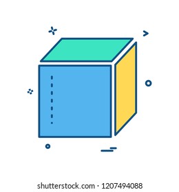 box delivery closed icon vector design