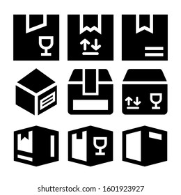 box delivery icon isolated sign symbol vector illustration - Collection of high quality black style vector icons
