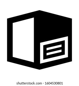 box delivery icon isolated sign symbol vector illustration - Collection of high quality black style vector icons
