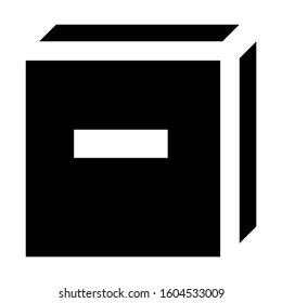 box delivery icon isolated sign symbol vector illustration - Collection of high quality black style vector icons
