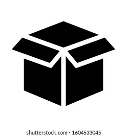 box delivery icon isolated sign symbol vector illustration - Collection of high quality black style vector icons
