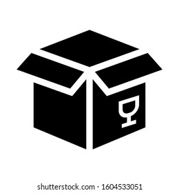 box delivery icon isolated sign symbol vector illustration - Collection of high quality black style vector icons
