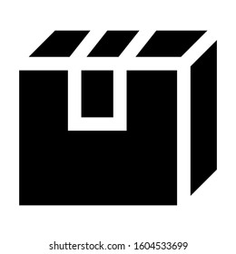 box delivery icon isolated sign symbol vector illustration - Collection of high quality black style vector icons
