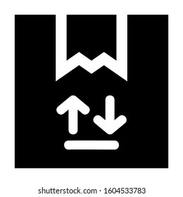 box delivery icon isolated sign symbol vector illustration - Collection of high quality black style vector icons
