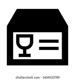box delivery icon isolated sign symbol vector illustration - Collection of high quality black style vector icons
