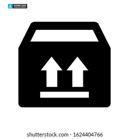 box delivery icon isolated sign symbol vector illustration - high quality black style vector icons
