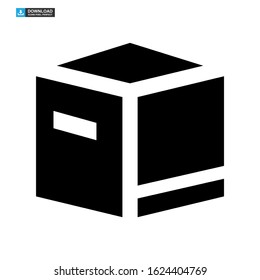 box delivery icon isolated sign symbol vector illustration - high quality black style vector icons
