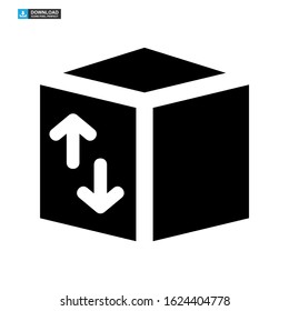 box delivery icon isolated sign symbol vector illustration - high quality black style vector icons
