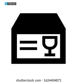 box delivery icon isolated sign symbol vector illustration - high quality black style vector icons
