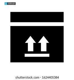 box delivery icon isolated sign symbol vector illustration - high quality black style vector icons
