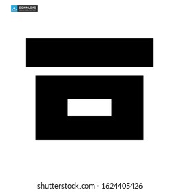 box delivery icon isolated sign symbol vector illustration - high quality black style vector icons
