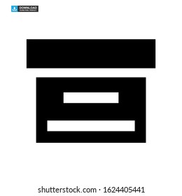 box delivery icon isolated sign symbol vector illustration - high quality black style vector icons
